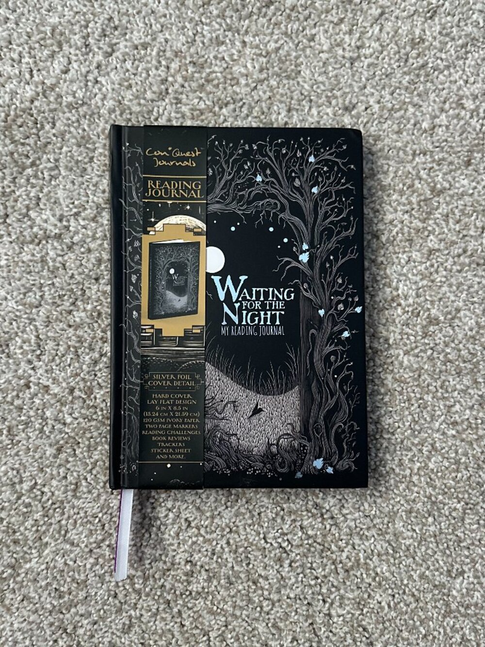 NEW waiting for the night reading journal 🖤 hc